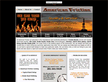 Tablet Screenshot of americanfriction.com